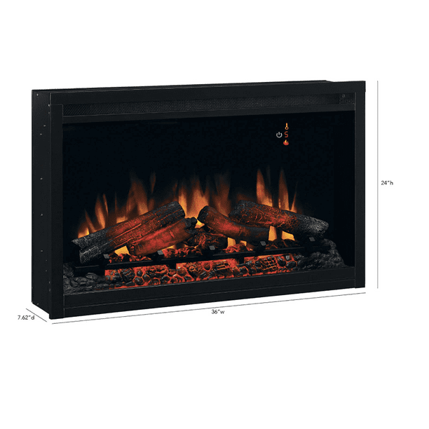 ClassicFlame 36 Traditional Built-in Electric Fireplace Insert 120 volt